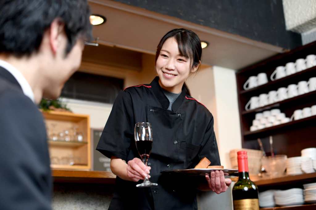 Intern Happily Performing Service Duties